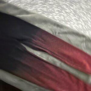 Lululemon Athletica Orange and Gray Leggings